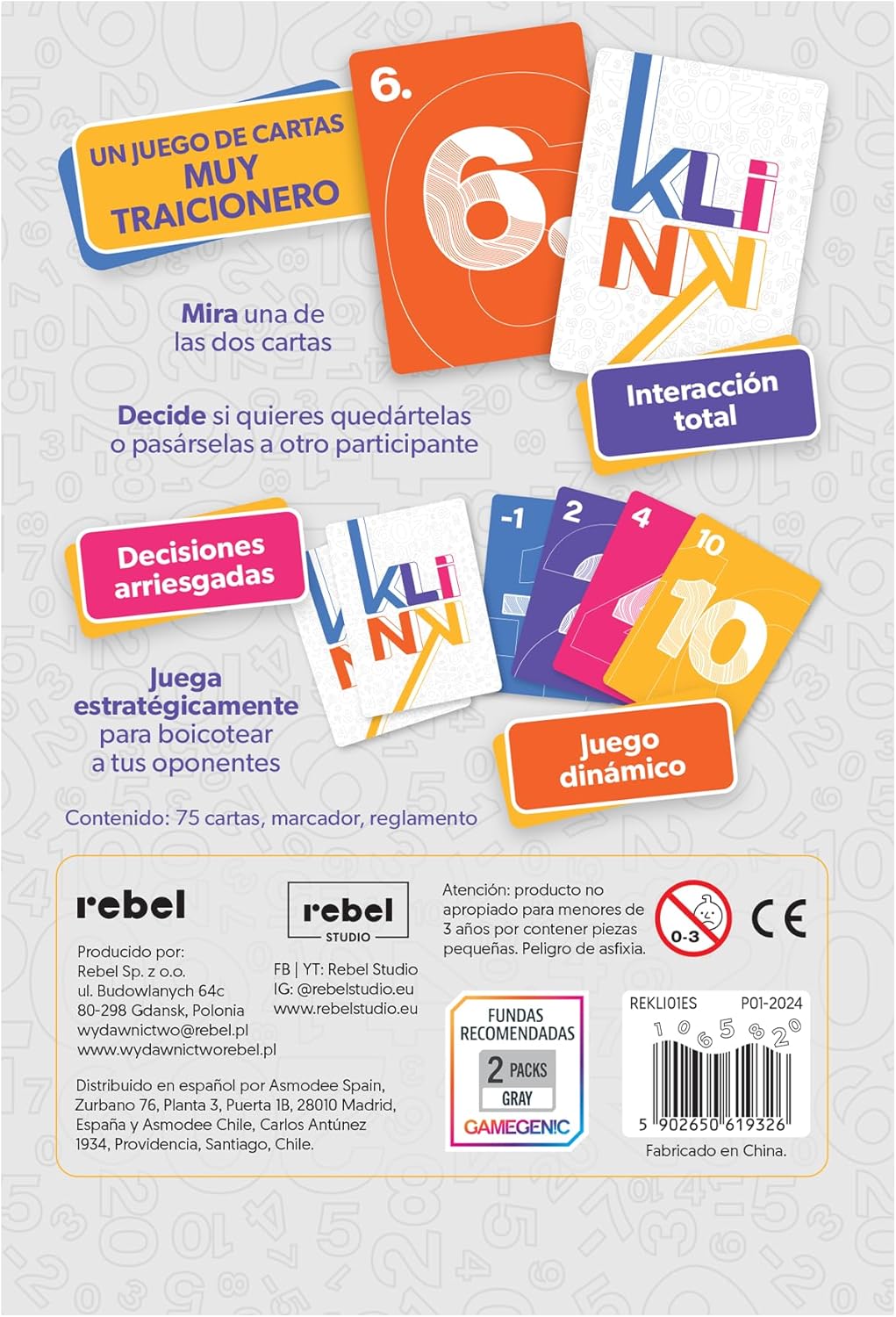 Juego de Cartas - Klink Frikartes