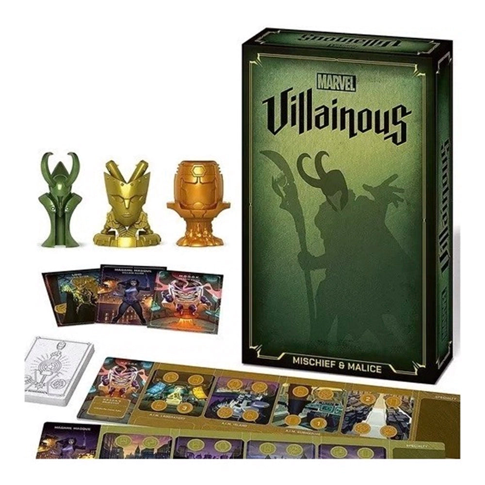 Ravensburger Juego Mesa Mischief & Malice Villanos Marvel Frikartes