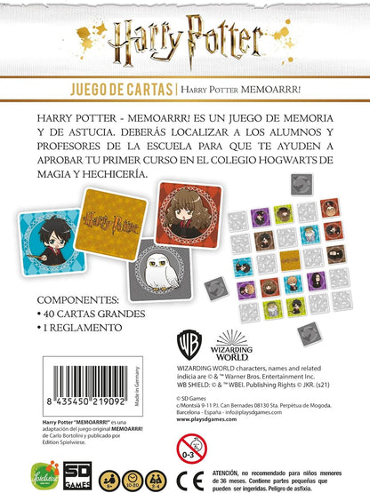 Juego de mesa - Memoarr! Harry Potter Frikartes