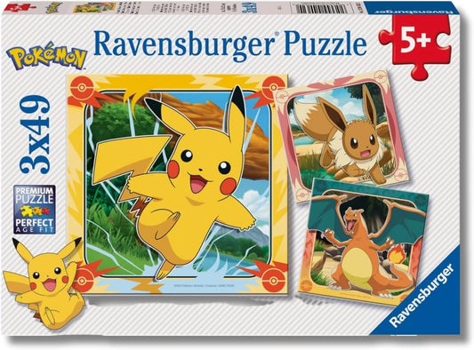 Pokemon 3 Puzzles 49 Piezas