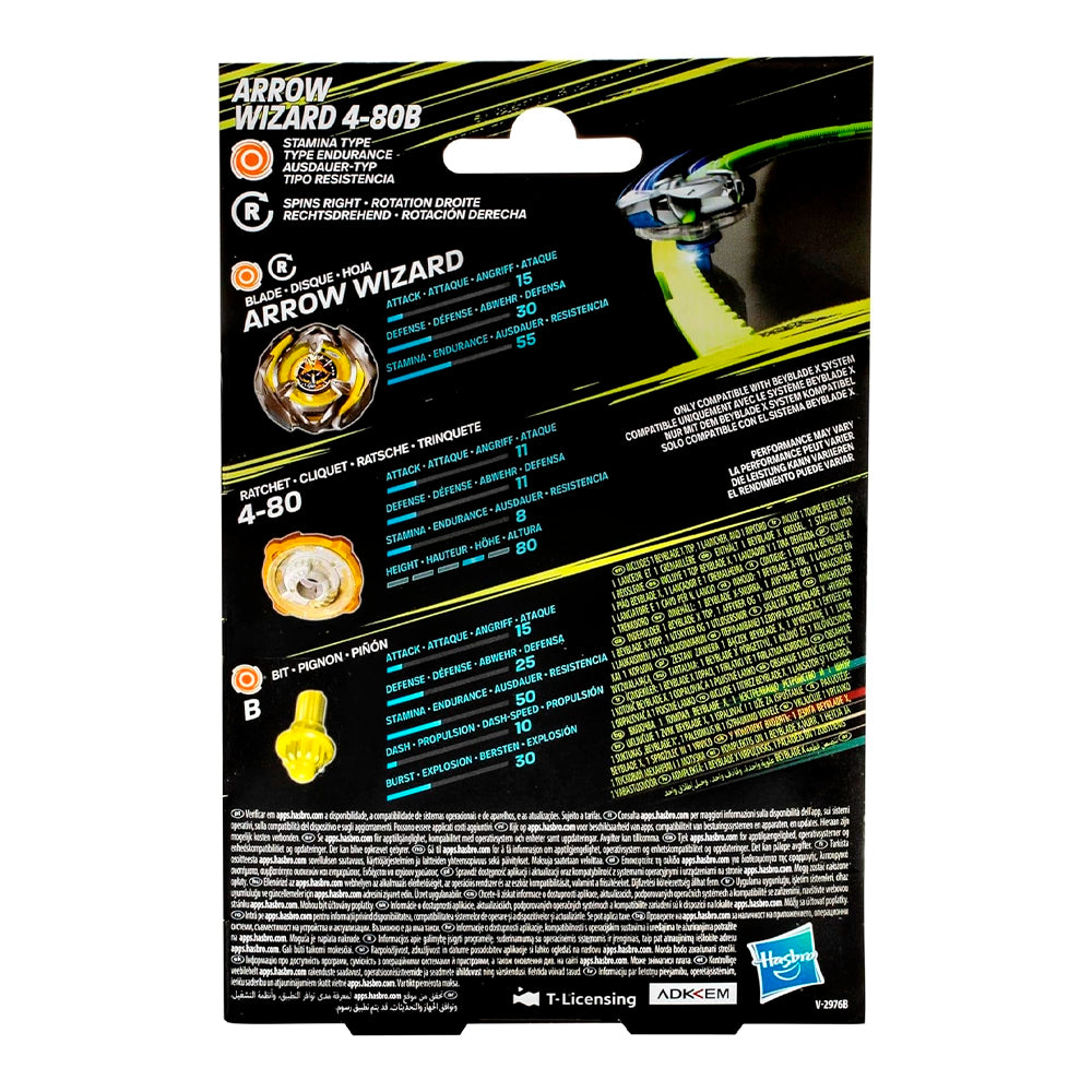 Beyblade X Arrow Wizard 4-80B Starter Pack