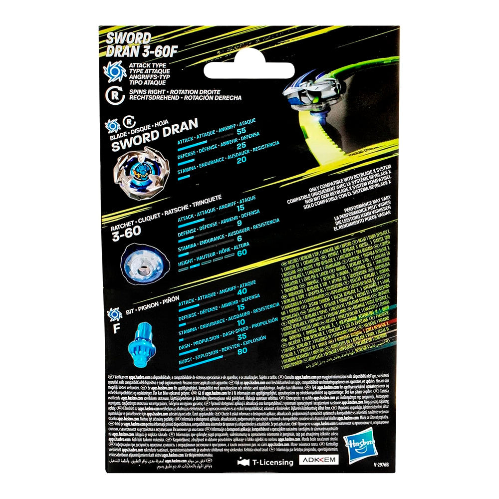 Beyblade X Sword Dran 3-60F Starter Pack Frikartes