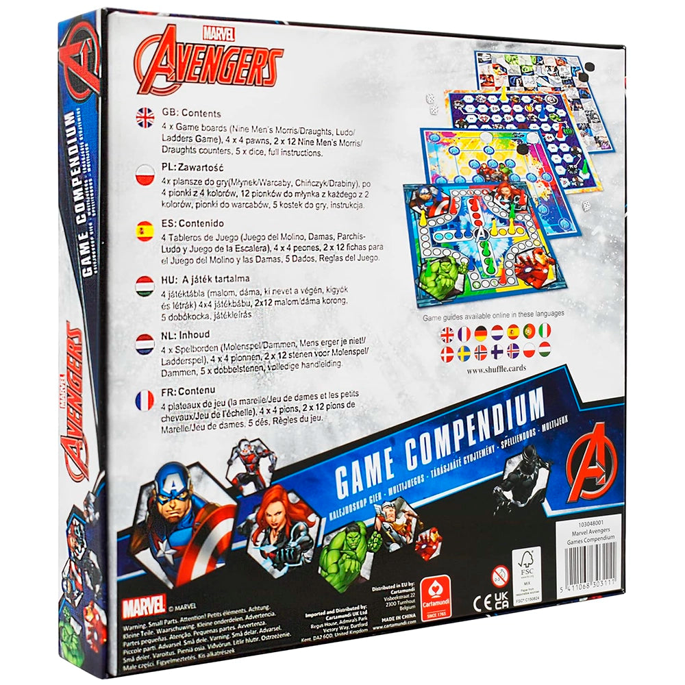 Juego de mesa Fournier Marvel Avengers (x4) Frikartes