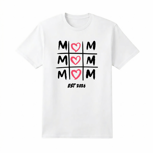 CAMISETA DÍA DE LA MADRE: 3 EN RAYA MOM, PERSONALIZABLE -`𖹭´- Frikartes