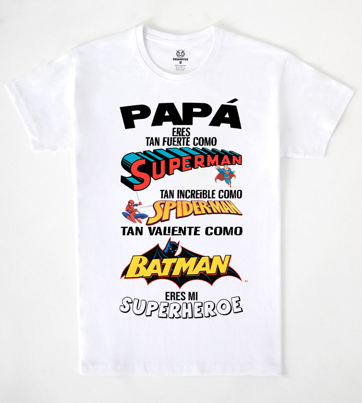 CAMISETA EL MEJOR PAPÁ DEL MULTIVERSO 🦸 Frikartes