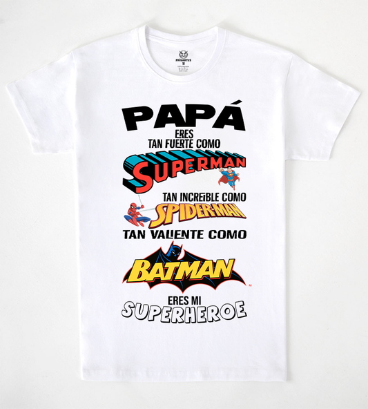 CAMISETA EL MEJOR PAPÁ DEL MULTIVERSO 🦸 Frikartes